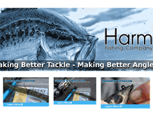 Tablet Screenshot of harmonyfishing.com